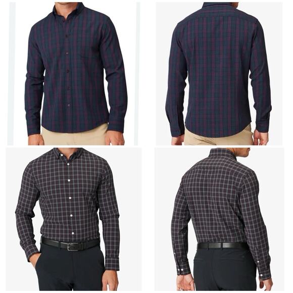 Mizzen+Main Other - Mizzen+Main Bundle set of 2 Men’s Dress Shirt Plaid Button Down Large L
